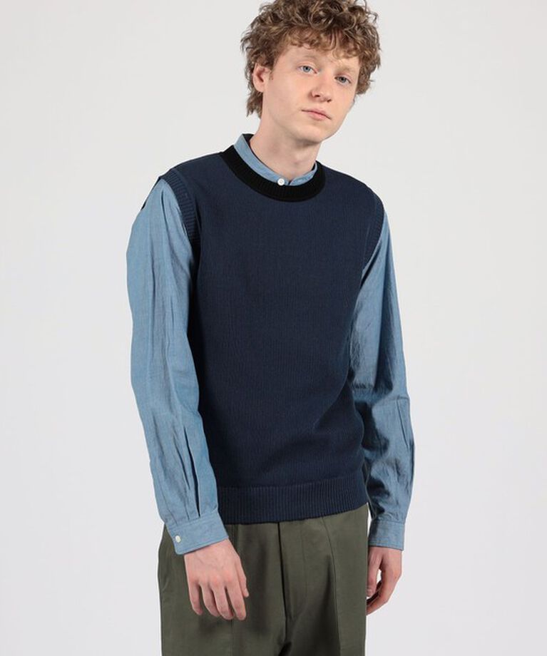 TOMORROWLAND BUYING WEAR「【別注】Raffa Molina コットン クルーネック ニットベスト」|ニット・セーター|