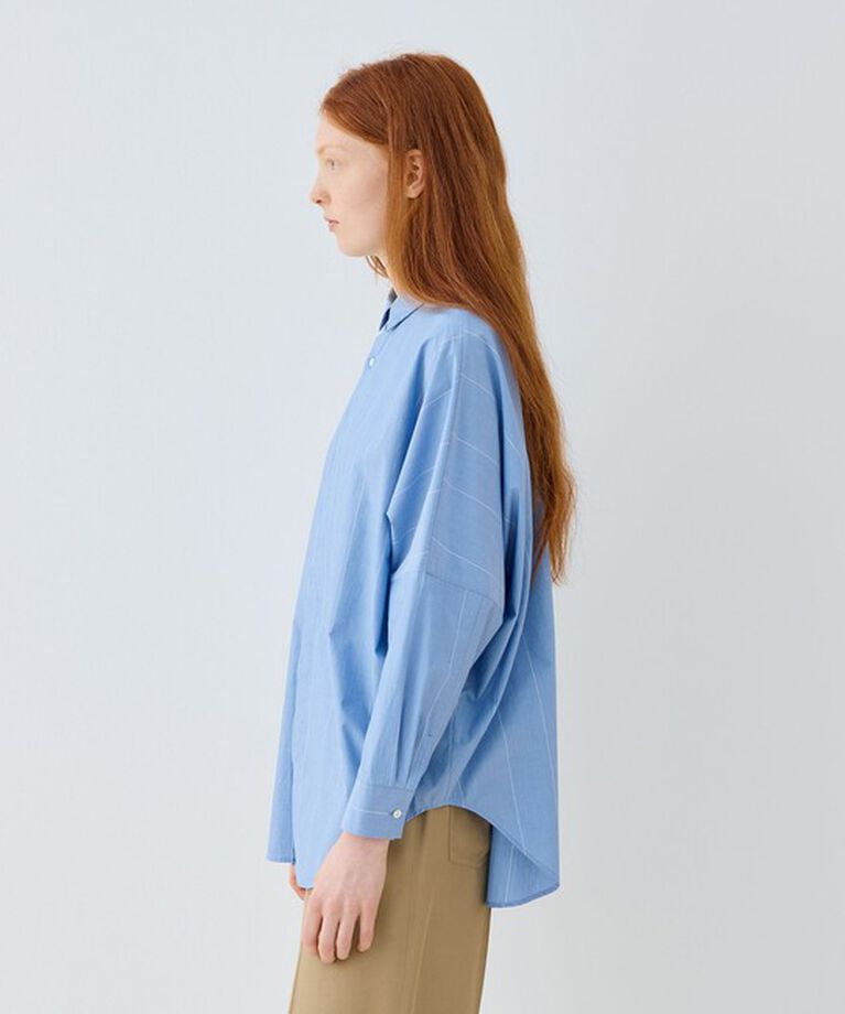GALERIE VIE「コットンタイプライター レギュラーワイドシャツ」|シャツ・ブラウス|