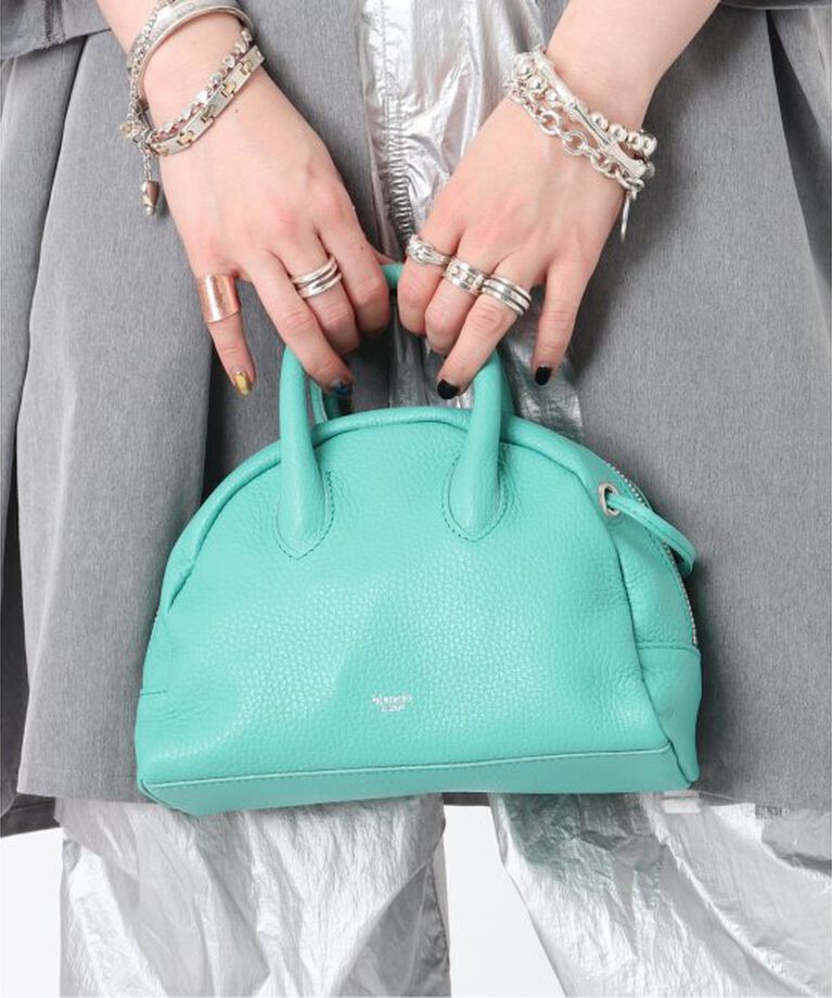  「【blancle/ ブランクレ】S.LETHER 2WAY MINI BOSTON」|ボストンバッグ|グリーン