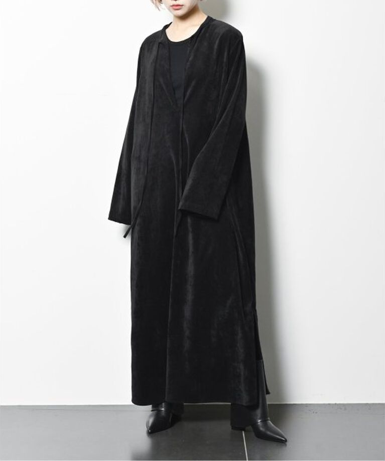  「《追加》VELVETEEN KAFTAN DRESS 2：ワンピース」|ワンピース|ブラック