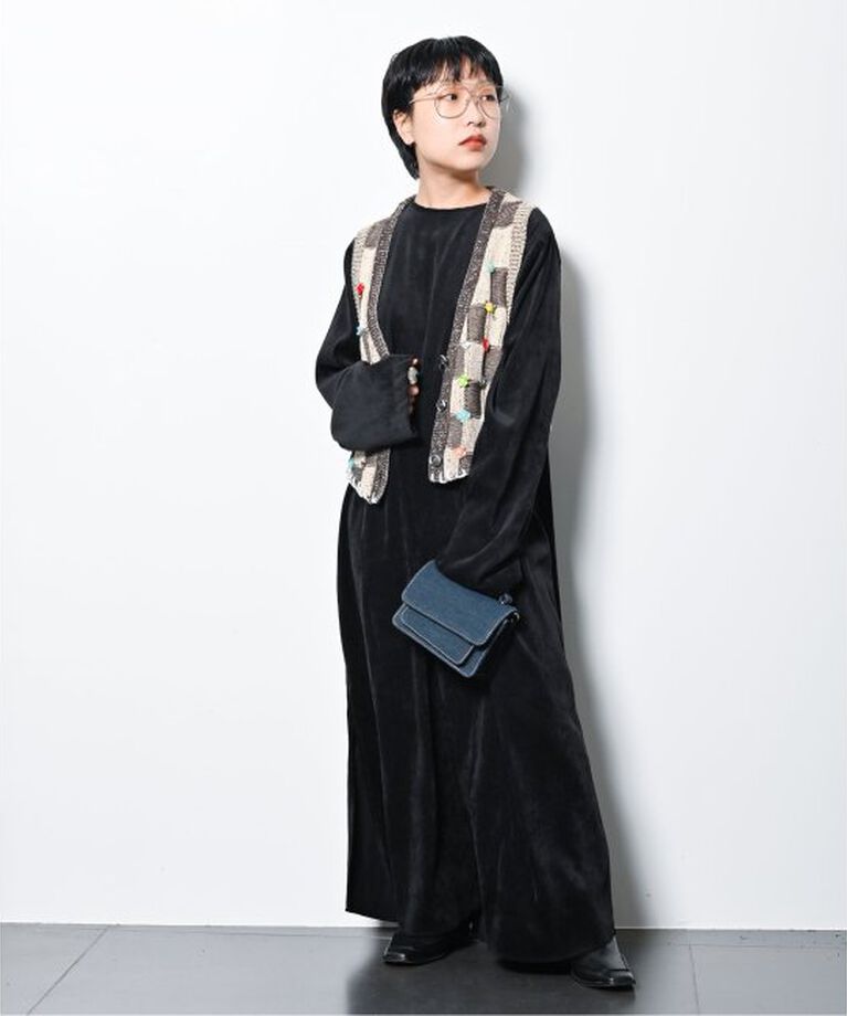  「《追加》VELVETEEN KAFTAN DRESS 2：ワンピース」|ワンピース|