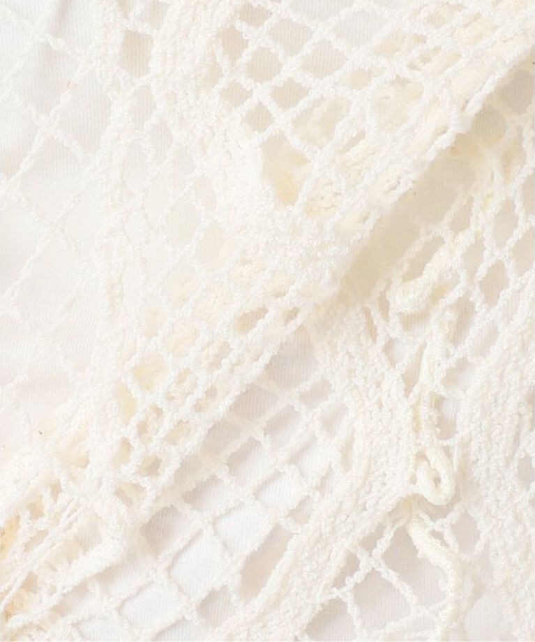  「EUCHRONIA 別注 Lace long sleece tee：カットソー」|Tシャツ・カットソー|