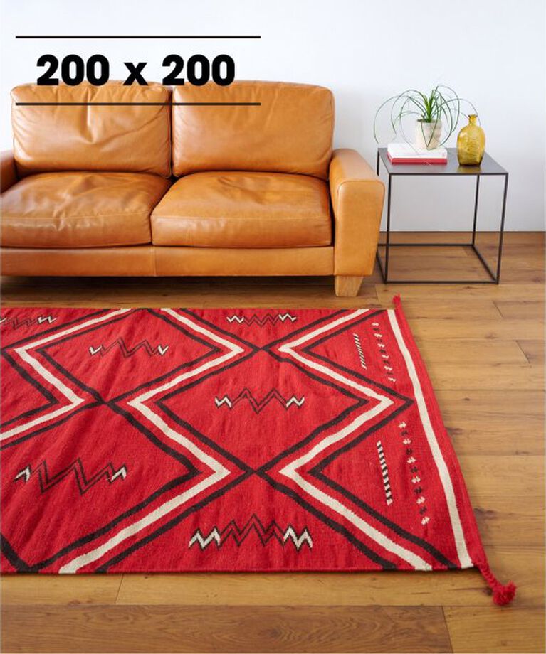 ACME「KAYANTA  RUG 200x200　カエンタ ラグ」|その他|レッド