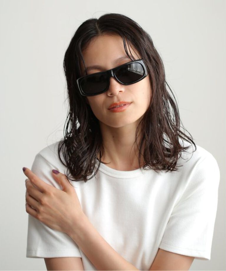 EYETHINK「【COURREGES / クレージュ】HOLY SUNGLASSES black」|サングラス|