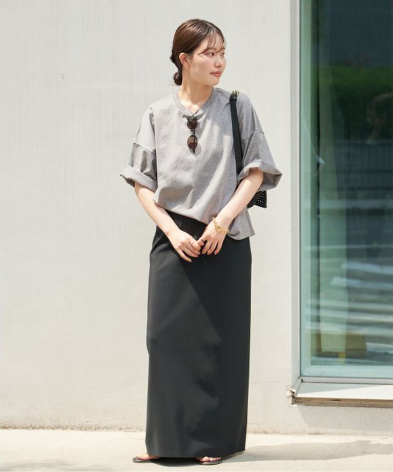 Plage「《追加》7ブソデ Big Tシャツ」|Tシャツ・カットソー|