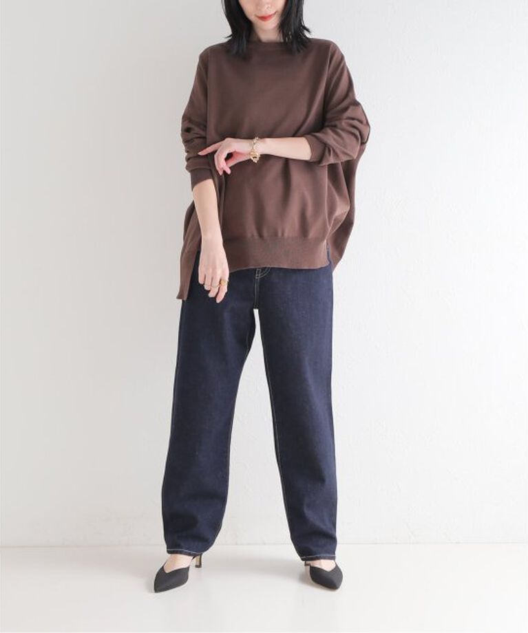 IENA「【KURO/クロ】 OPTIMA ワンウォッシュデニムパンツ」|デニム|