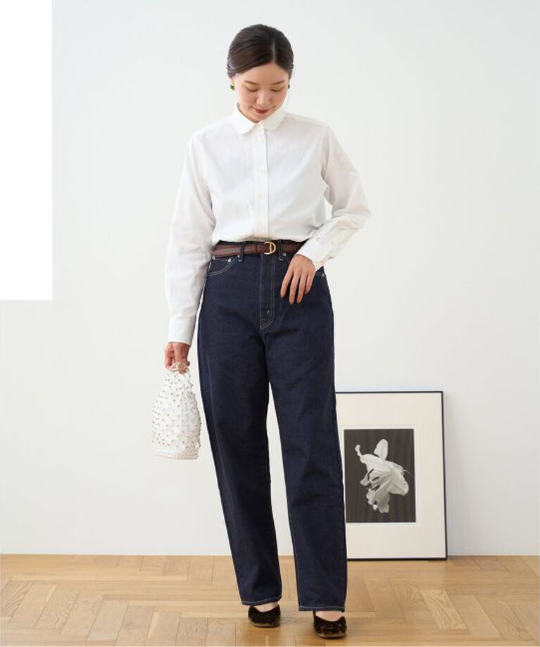 IENA「【KURO/クロ】 OPTIMA ワンウォッシュデニムパンツ」|デニム|