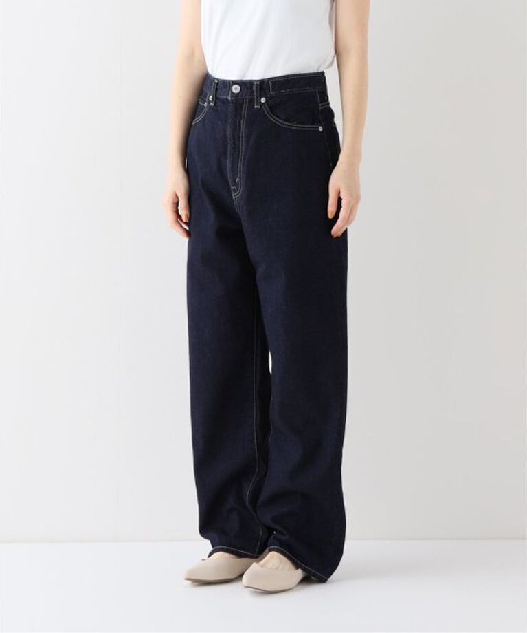 IENA「【KURO/クロ】 OPTIMA ワンウォッシュデニムパンツ」|デニム|