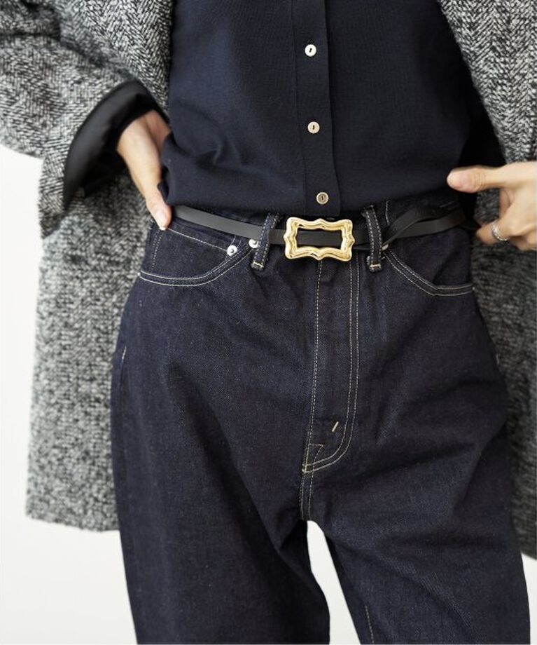 IENA「【KURO/クロ】 OPTIMA ワンウォッシュデニムパンツ」|デニム|