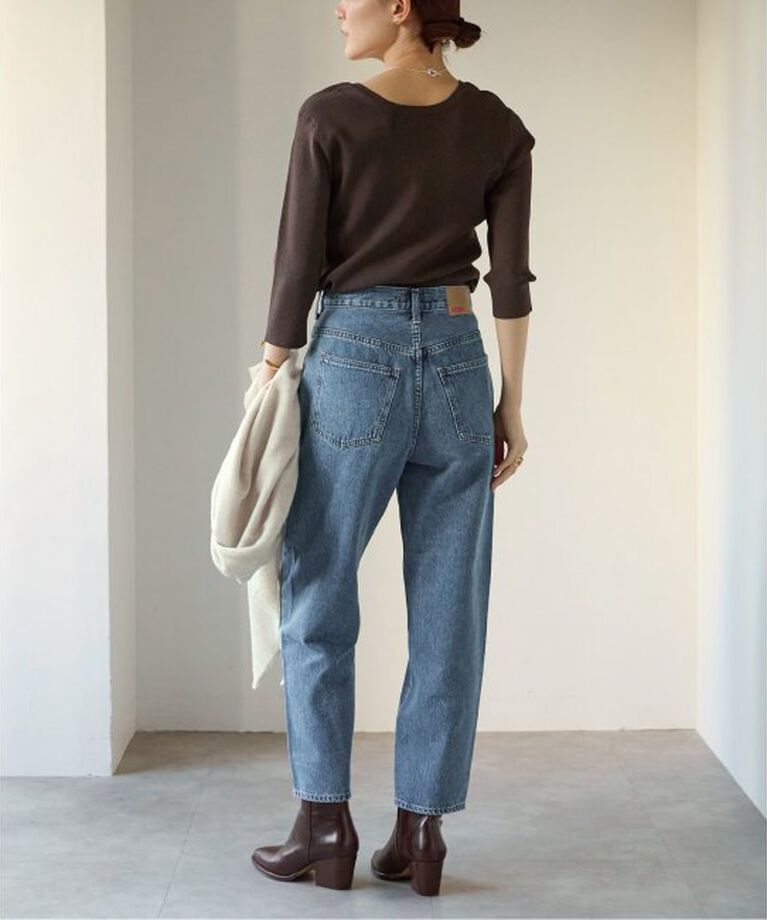 VERMEIL par iena「NEEDBY  heritage（ニードバイ ヘリテージ）LISA taperd N1C100337IMB」|デニム|