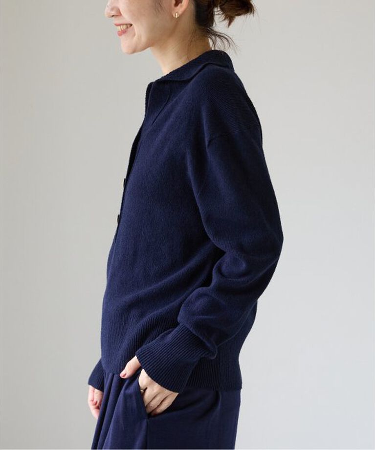 VERMEIL par iena「ゴールドポイントブークレーポロニット」|ニット・セーター|