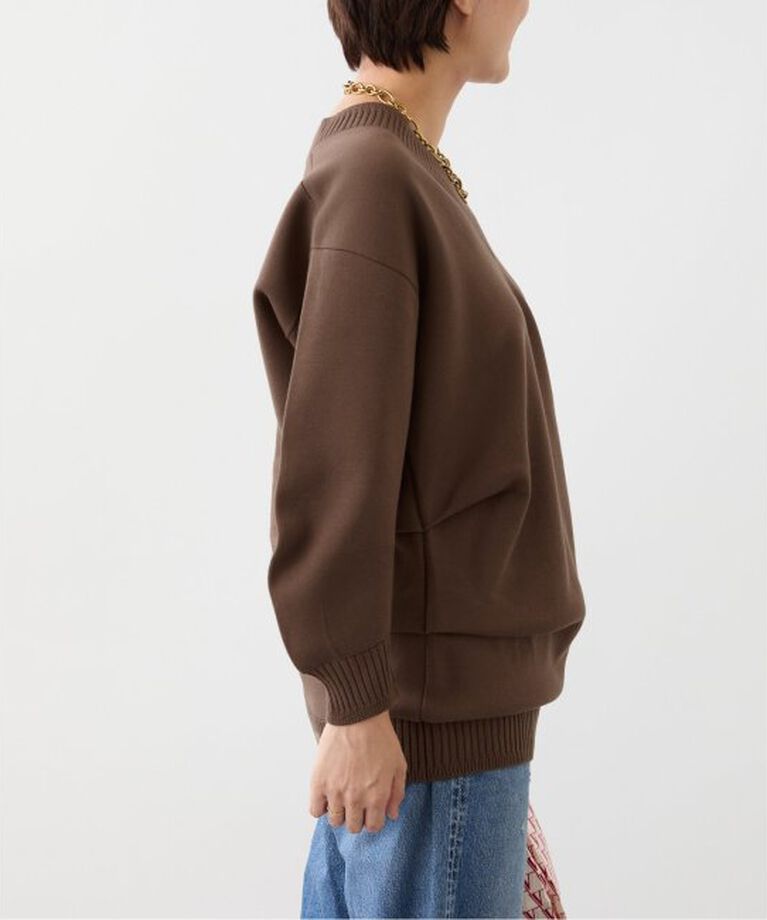 VERMEIL par iena「ダブルニットtuck プルオーバー」|ニット・セーター|