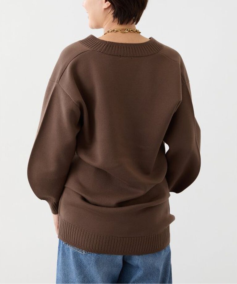 VERMEIL par iena「ダブルニットtuck プルオーバー」|ニット・セーター|