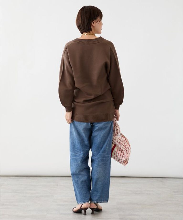 VERMEIL par iena「ダブルニットtuck プルオーバー」|ニット・セーター|