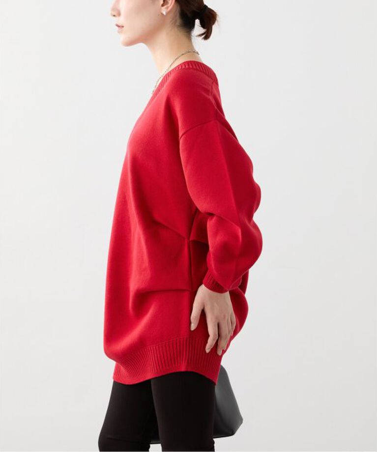 VERMEIL par iena「ダブルニットtuck プルオーバー」|ニット・セーター|