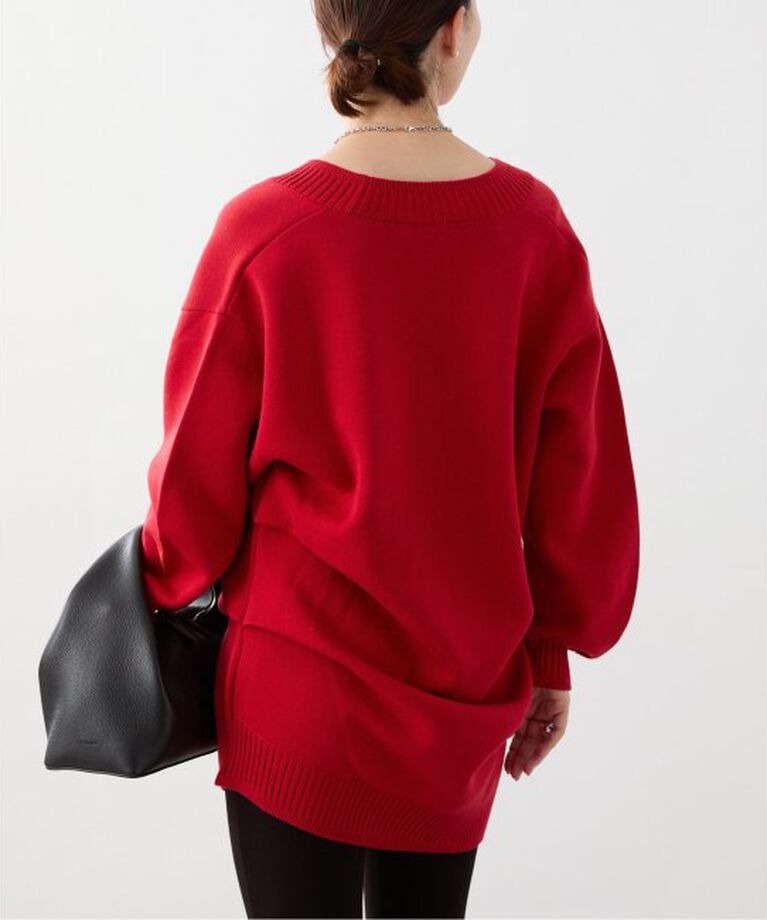 VERMEIL par iena「ダブルニットtuck プルオーバー」|ニット・セーター|