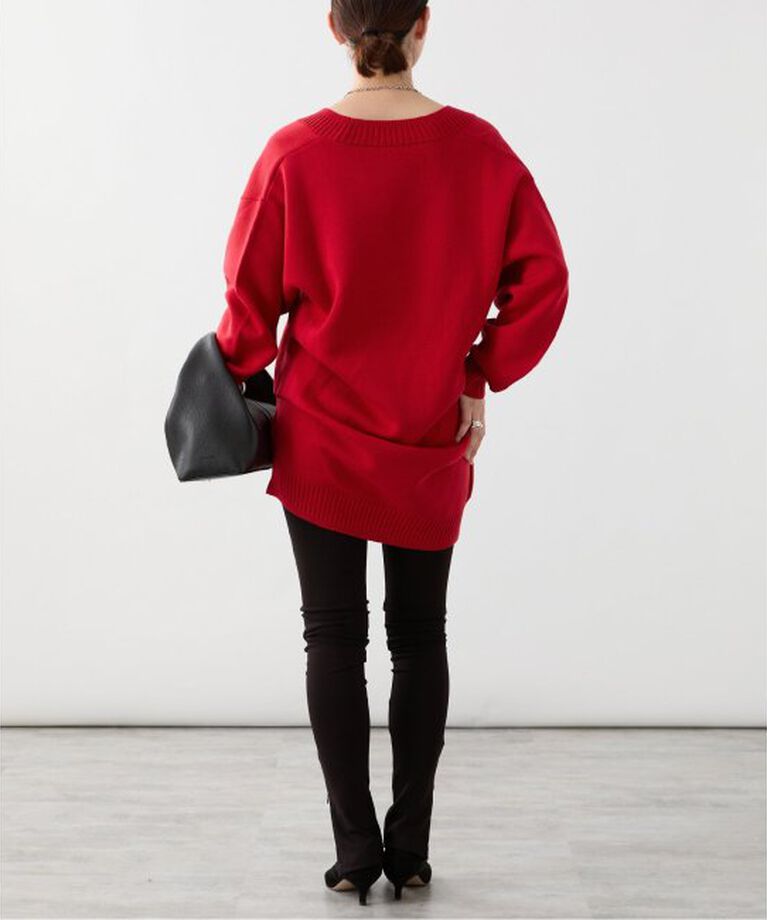 VERMEIL par iena「ダブルニットtuck プルオーバー」|ニット・セーター|