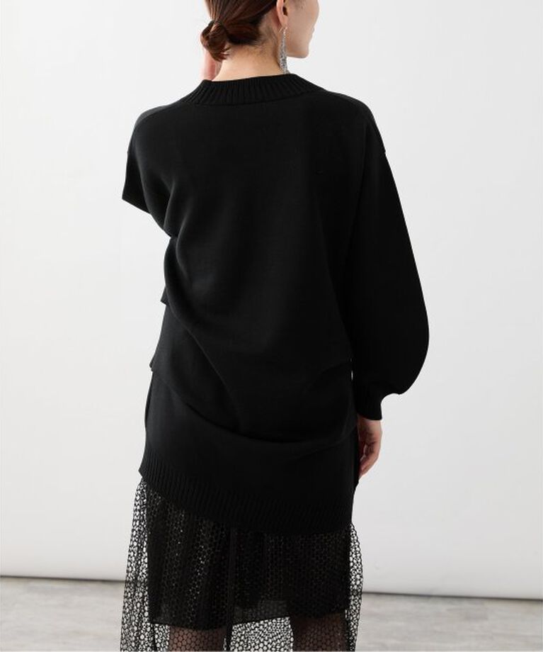 VERMEIL par iena「ダブルニットtuck プルオーバー」|ニット・セーター|