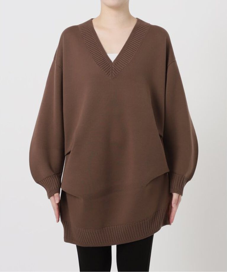 VERMEIL par iena「ダブルニットtuck プルオーバー」|ニット・セーター|