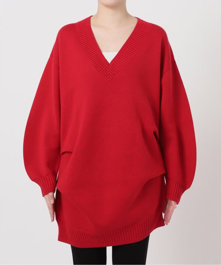 VERMEIL par iena「ダブルニットtuck プルオーバー」|ニット・セーター|