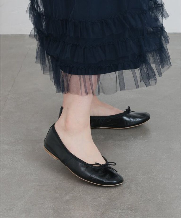 IENA「PORSELLI/ポルセリ LEATHER バレエシューズ」|バレエシューズ|
