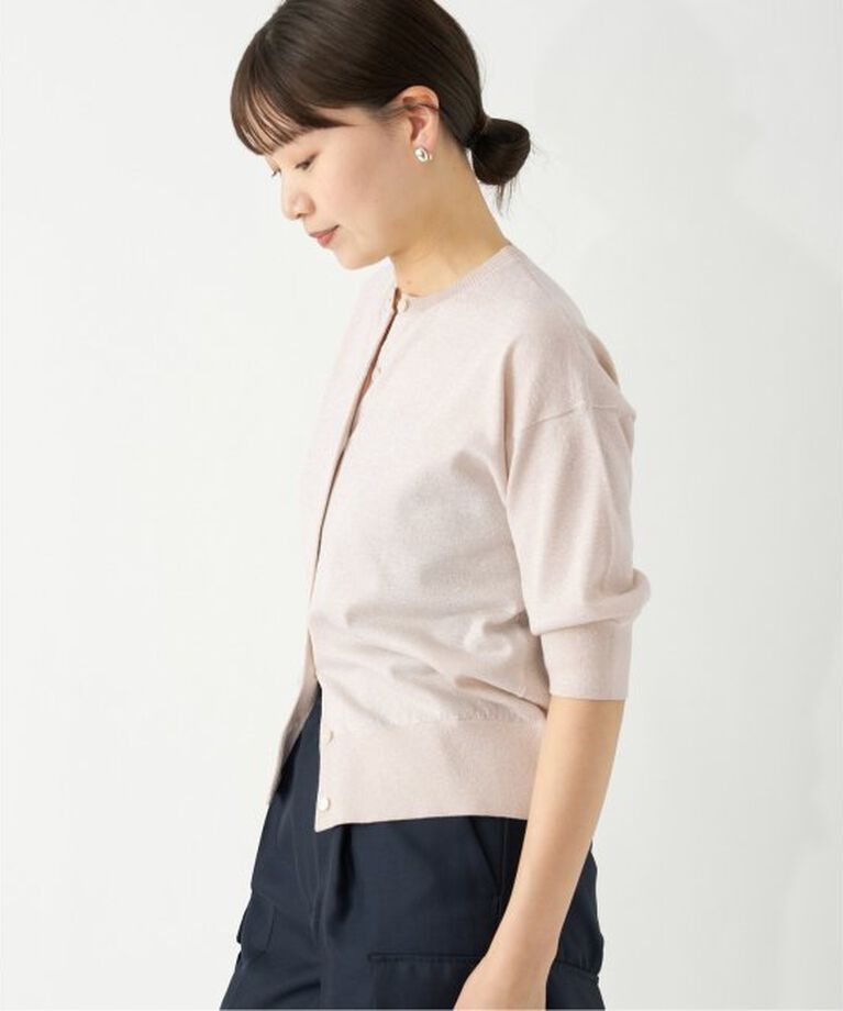 IENA「LEVITAクルーカーディガン」|カーディガン|