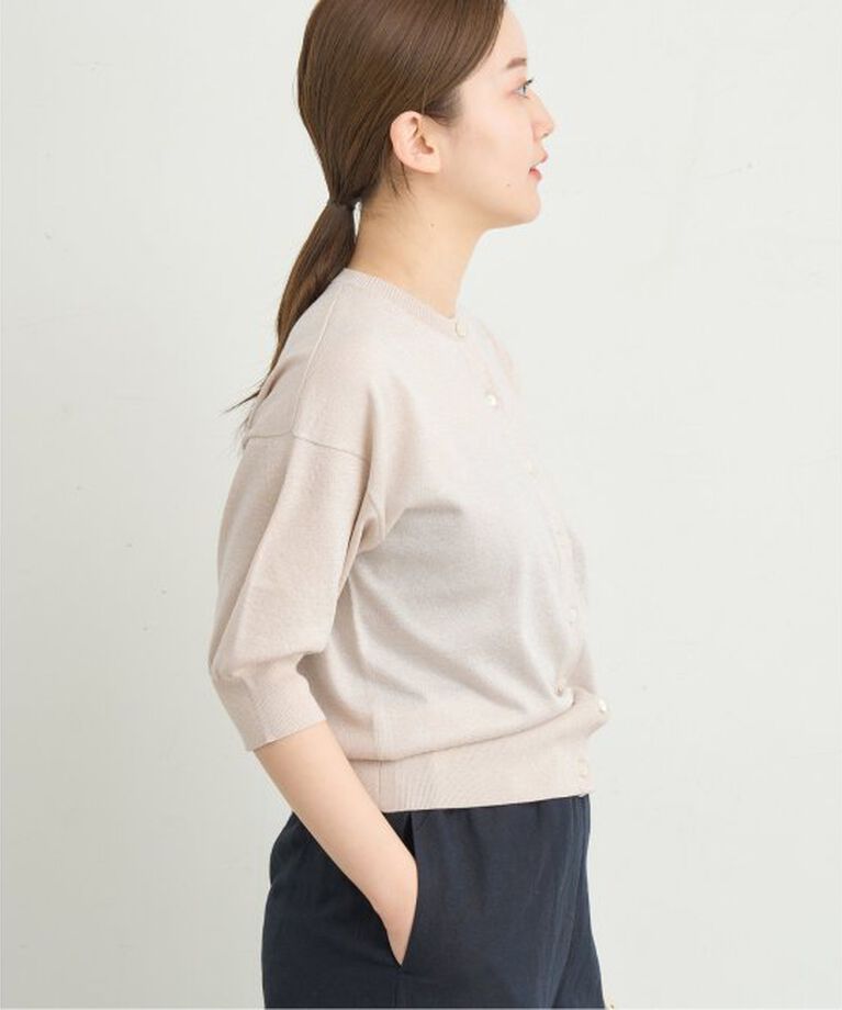 IENA「LEVITAクルーカーディガン」|カーディガン|