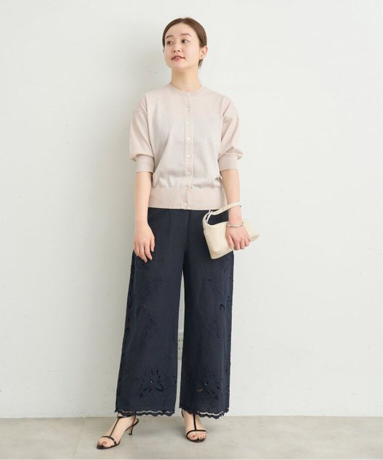 IENA「LEVITAクルーカーディガン」|カーディガン|