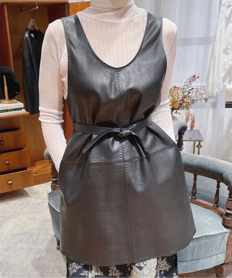 IENA LA BOUCLE「IENA LA BOUCLE レザー2WAY ベスト」|ベスト・ジレ|