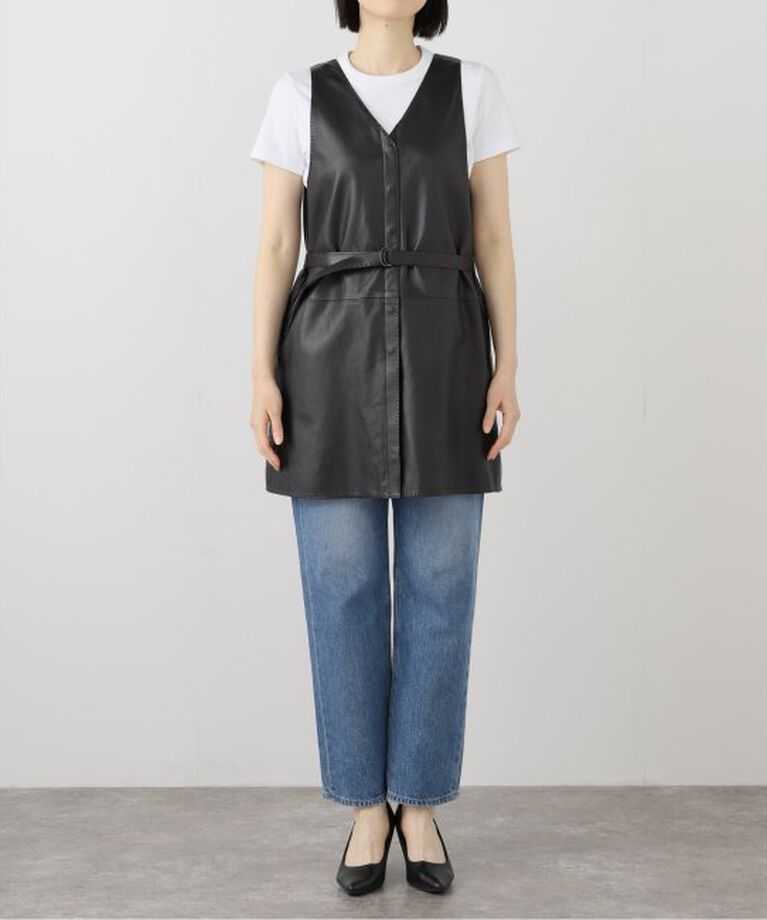 IENA LA BOUCLE「IENA LA BOUCLE レザー2WAY ベスト」|ベスト・ジレ|