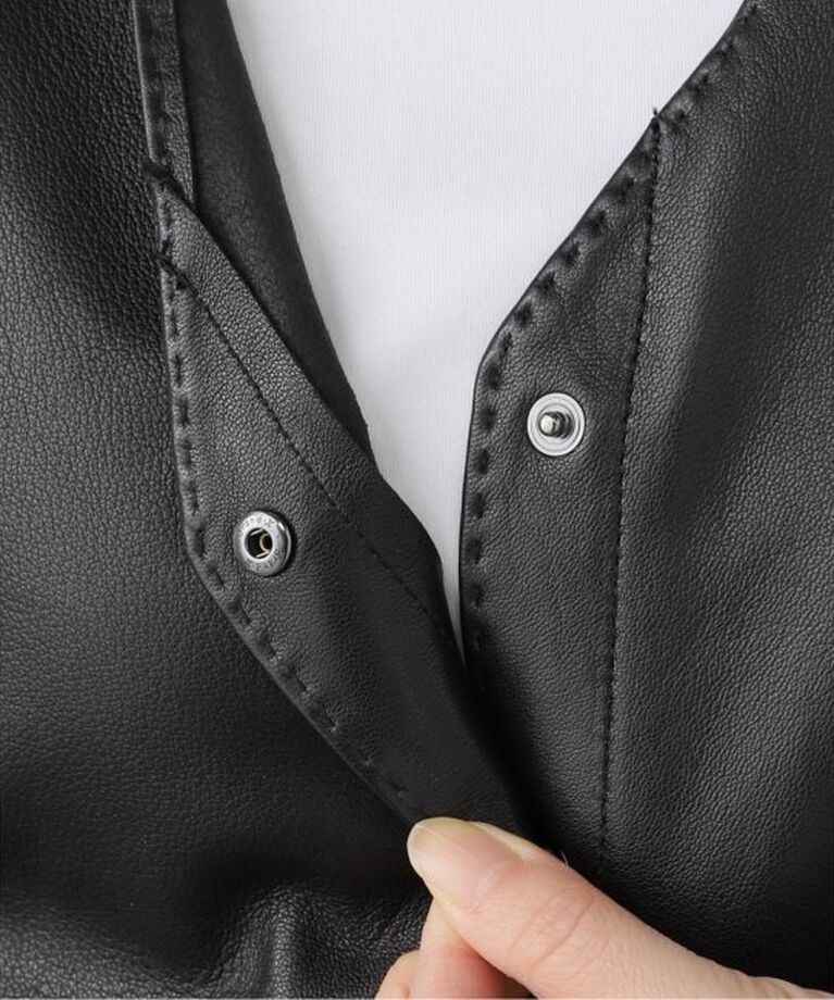 IENA LA BOUCLE「IENA LA BOUCLE レザー2WAY ベスト」|ベスト・ジレ|