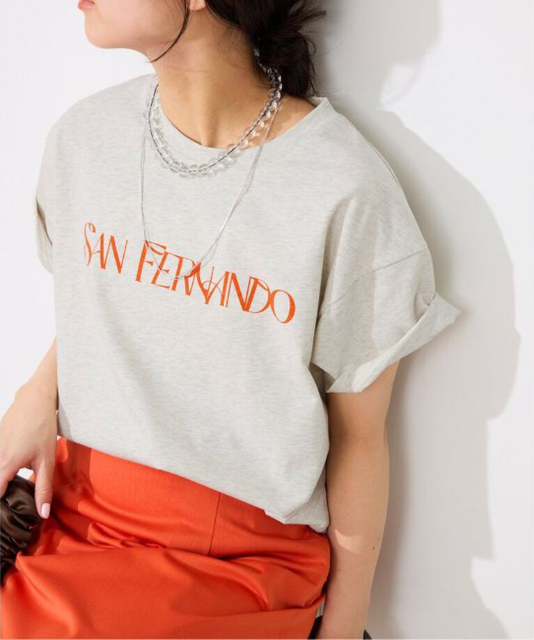 SLOBE IENA「SAN FERNANDOロゴTEE」|Tシャツ・カットソー|グレーB