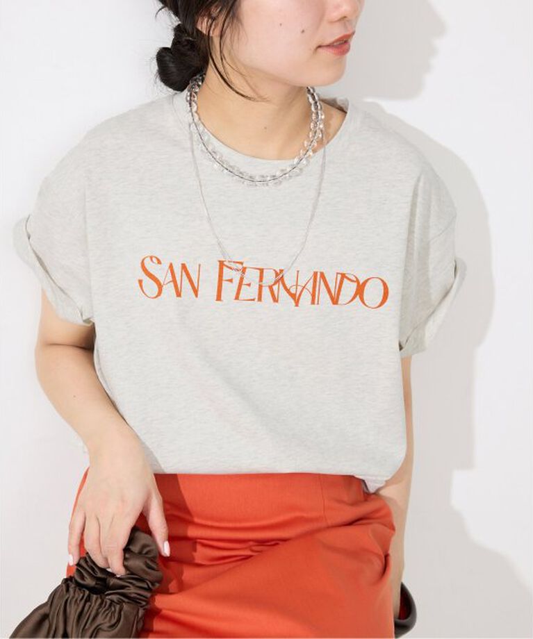 SLOBE IENA「SAN FERNANDOロゴTEE」|Tシャツ・カットソー|