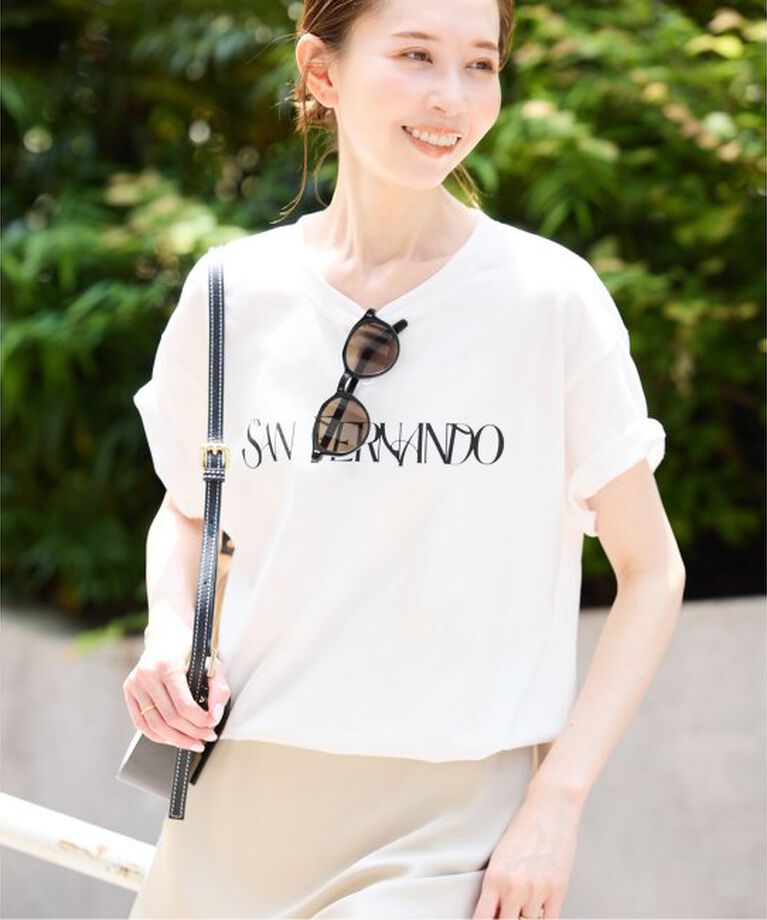 SLOBE IENA「SAN FERNANDOロゴTEE」|Tシャツ・カットソー|ホワイト