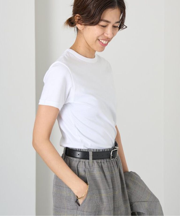 IENA「ATON/エイトン 別注 SUVIN FRAISE ショートスリーブ Tシャツ」|Tシャツ・カットソー|