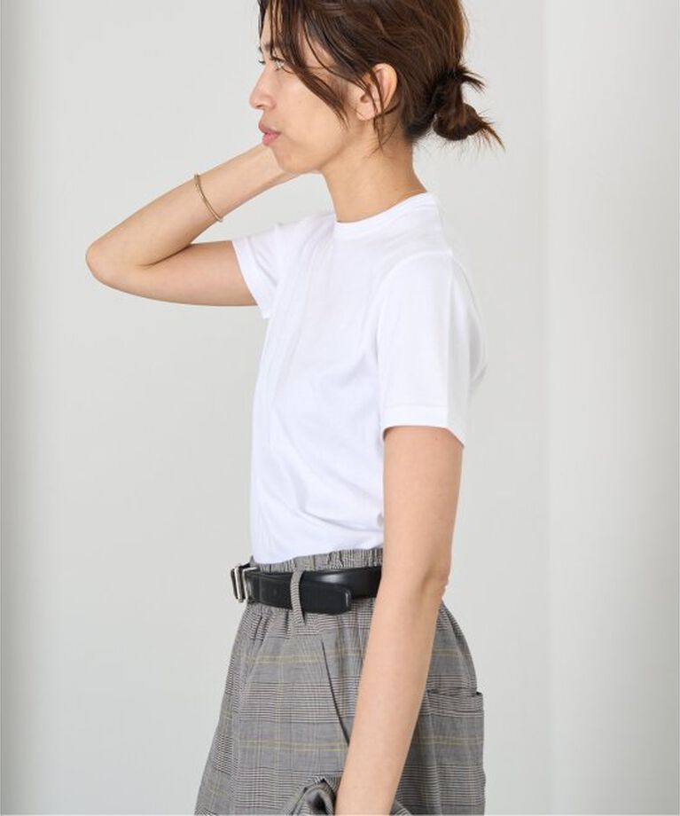 IENA「ATON/エイトン 別注 SUVIN FRAISE ショートスリーブ Tシャツ」|Tシャツ・カットソー|