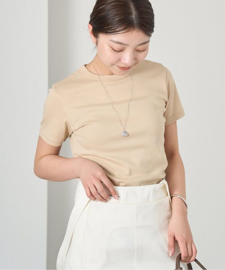 IENA「ATON/エイトン 別注 SUVIN FRAISE ショートスリーブ Tシャツ」|Tシャツ・カットソー|