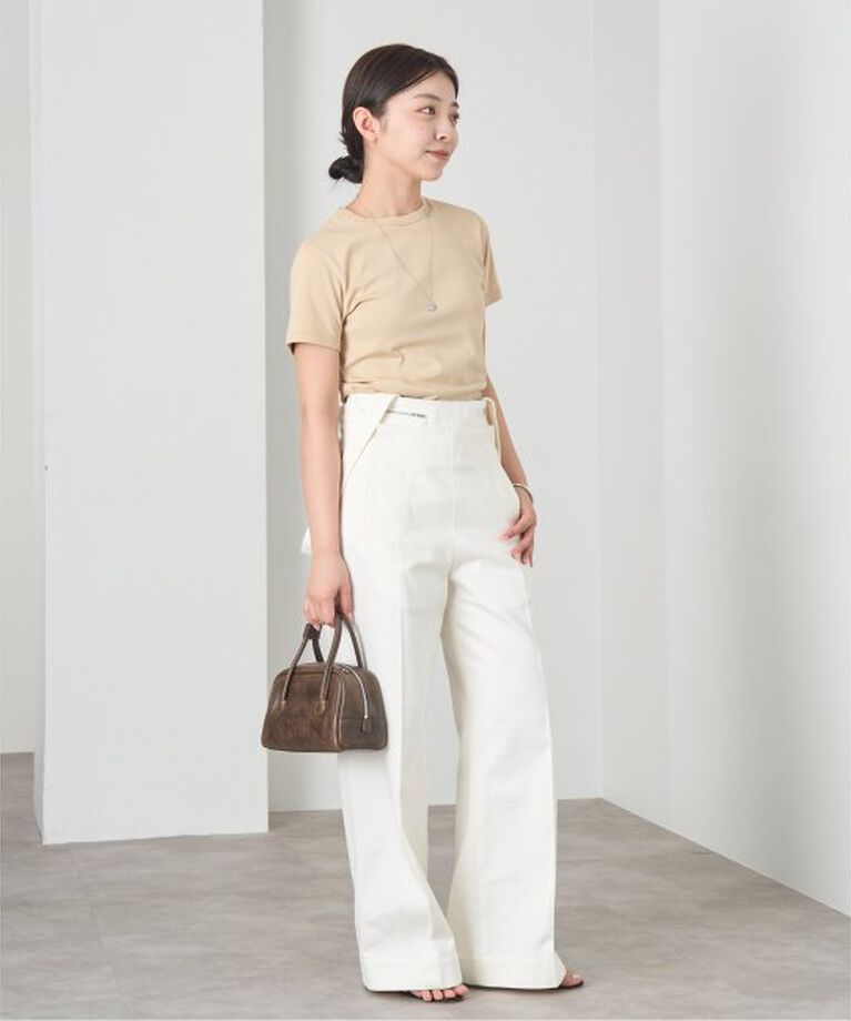 IENA「ATON/エイトン 別注 SUVIN FRAISE ショートスリーブ Tシャツ」|Tシャツ・カットソー|