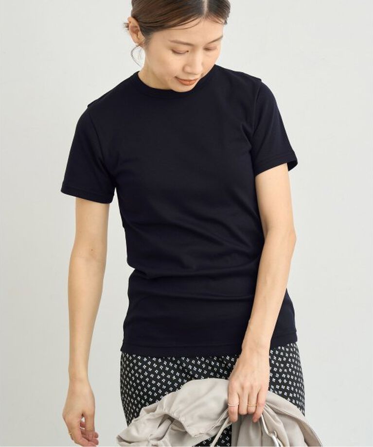 IENA「ATON/エイトン 別注 SUVIN FRAISE ショートスリーブ Tシャツ」|Tシャツ・カットソー|