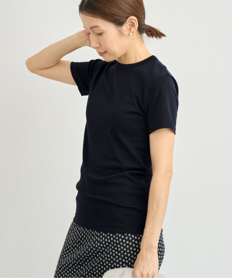 IENA「ATON/エイトン 別注 SUVIN FRAISE ショートスリーブ Tシャツ」|Tシャツ・カットソー|
