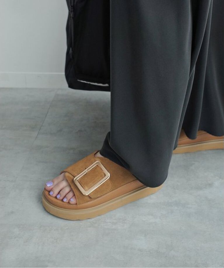 SLOBE IENA「MOHI/モヒ SLOBE別注 バックルサンダル GU1-24024-2-AF」|サンダル|