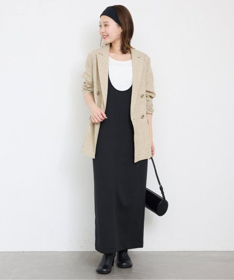 SLOBE IENA「《WEB限定/追加》Uネックジャンパースカート」|ワンピース|