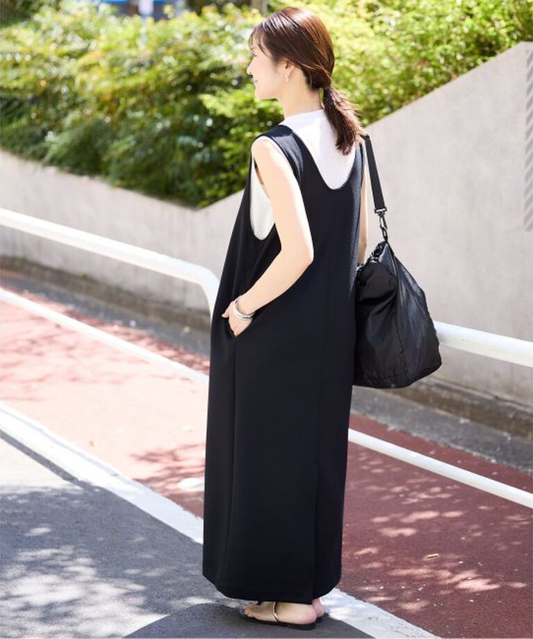 SLOBE IENA「《WEB限定/追加》Uネックジャンパースカート」|ワンピース|