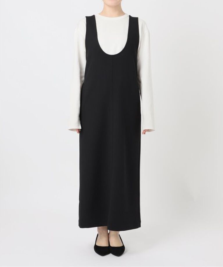 SLOBE IENA「《WEB限定/追加》Uネックジャンパースカート」|ワンピース|