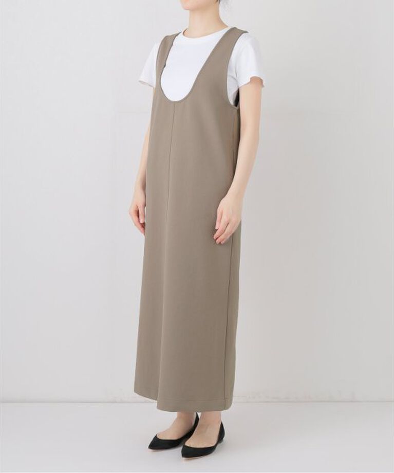 SLOBE IENA「《WEB限定/追加》Uネックジャンパースカート」|ワンピース|