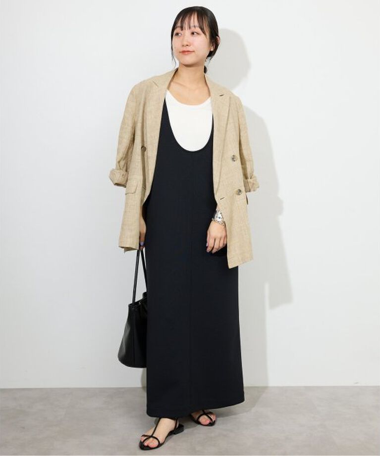 SLOBE IENA「《WEB限定/追加》Uネックジャンパースカート」|ワンピース|