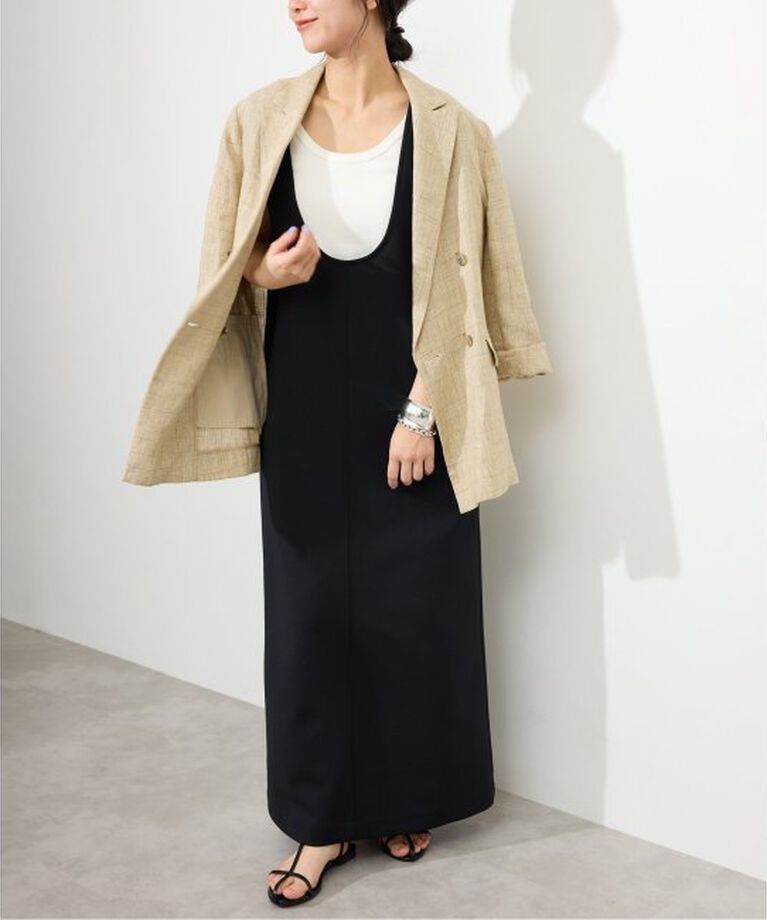SLOBE IENA「《WEB限定/追加》Uネックジャンパースカート」|ワンピース|