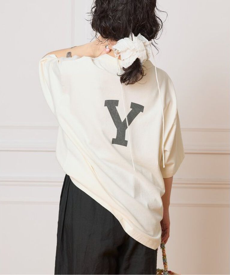 IENA LA BOUCLE「blurhms ROOTSTOCK/ブラームス ルーツストック PRINT Tシャツ BROOTS25S36A」|Tシャツ・カットソー|