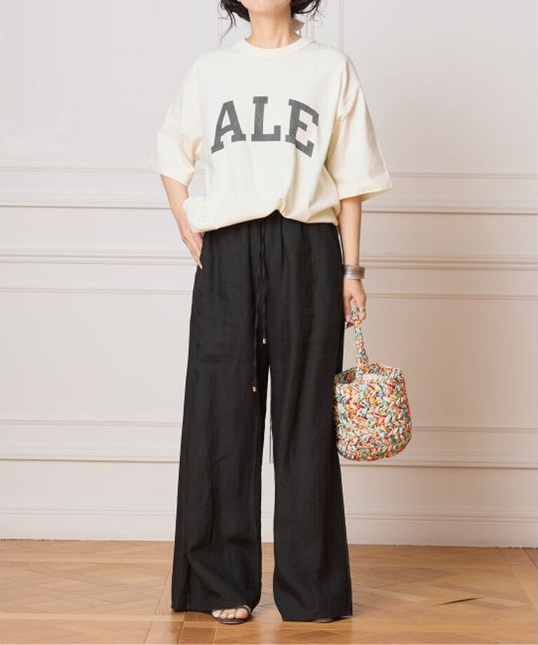 IENA LA BOUCLE「blurhms ROOTSTOCK/ブラームス ルーツストック PRINT Tシャツ BROOTS25S36A」|Tシャツ・カットソー|