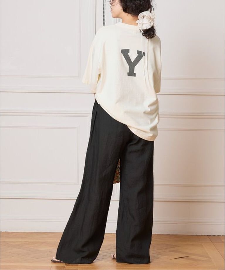 IENA LA BOUCLE「blurhms ROOTSTOCK/ブラームス ルーツストック PRINT Tシャツ BROOTS25S36A」|Tシャツ・カットソー|